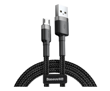 Kabel BASEUS USB-microUSB Cafule 1M czarno-szary
